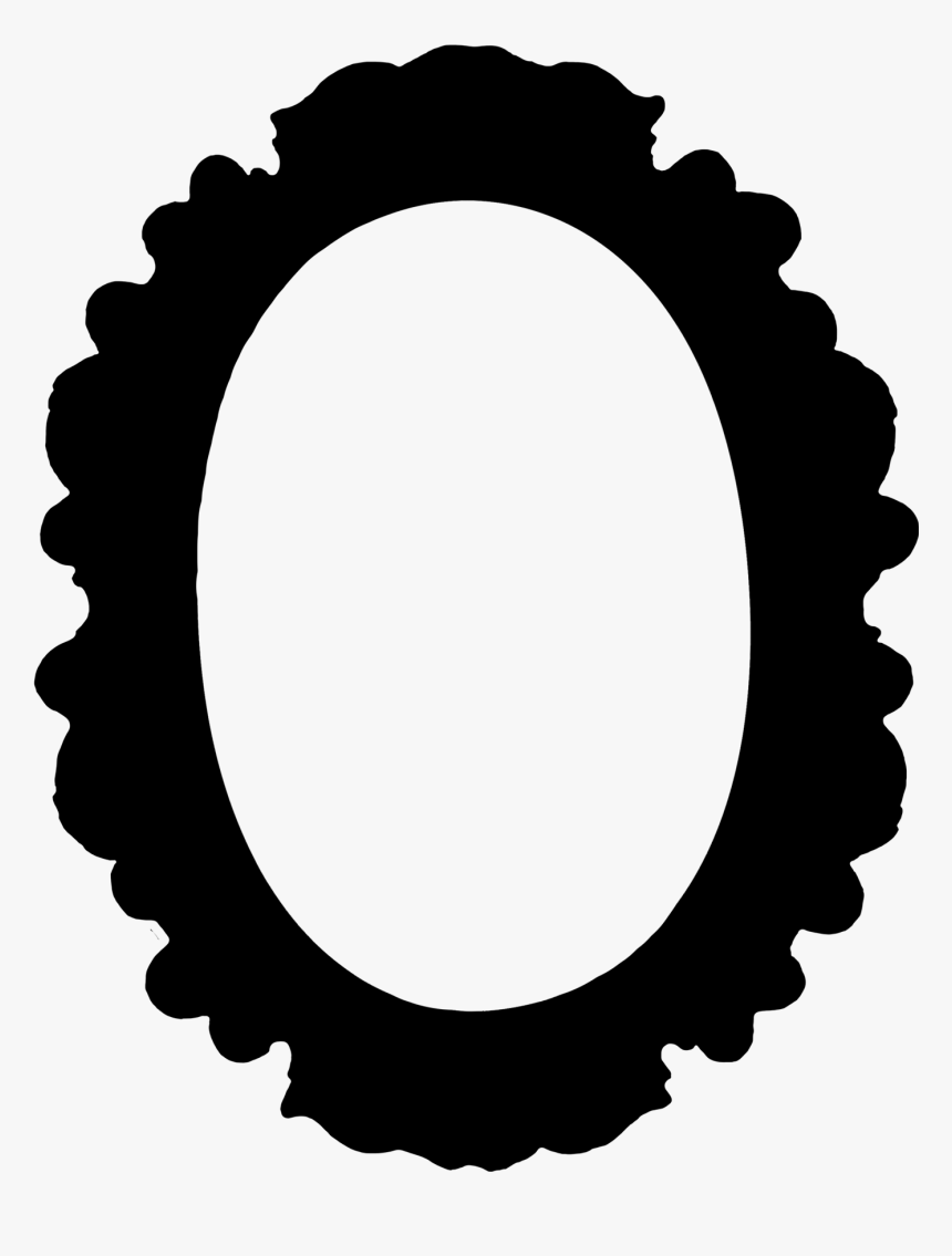 Frame Silhouette - Red Oval Frame Png, Transparent Png , Transparent