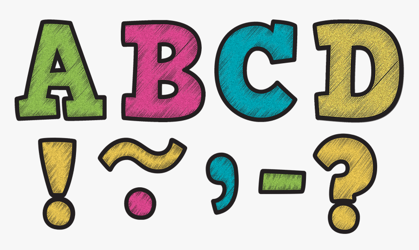 Tcr77212 Chalkboard Brights Bold Block, HD Png Download