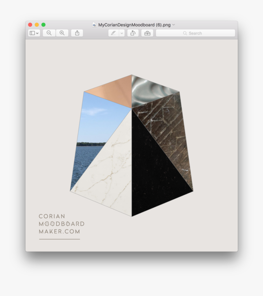 Corian R Design S New Designs By - Triangle, HD Png Download