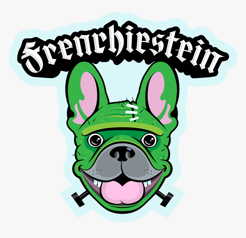 Frenchiestein French Bulldog Monster Graphic Clipart - Dog Catches Something, HD Png Download