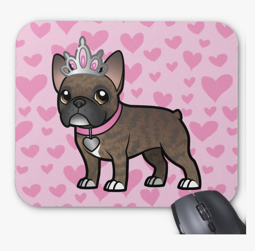 Cute French Bulldog Cartoon, HD Png Download