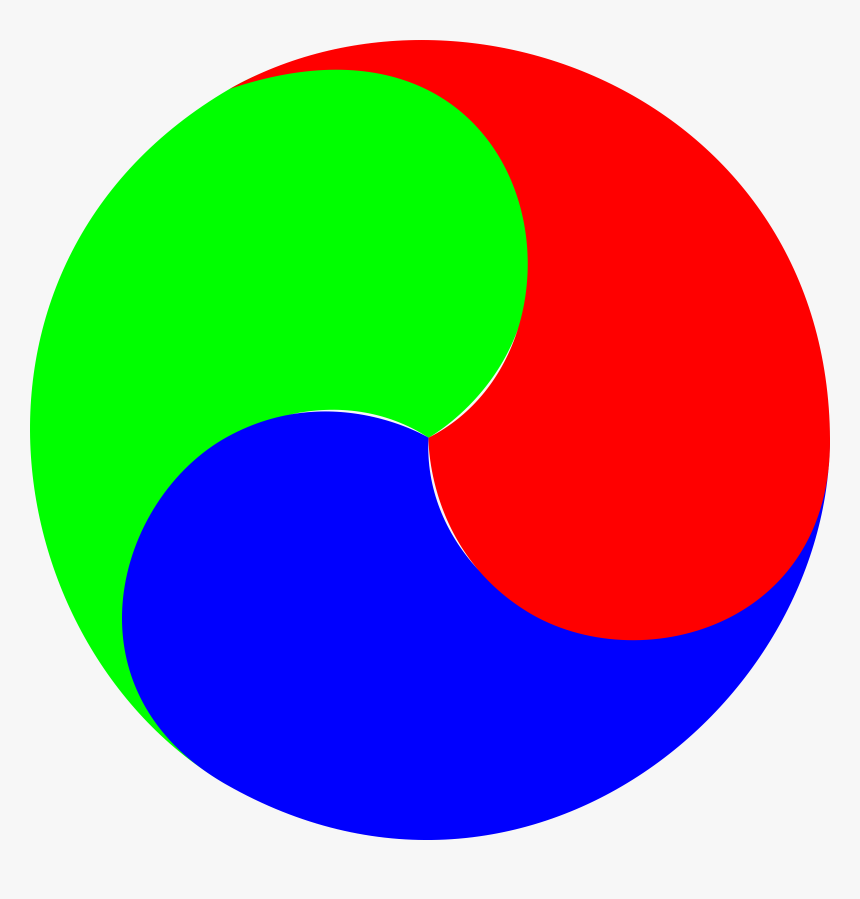 Yin And Yang Black And White Chinese Dragon Emoticon - 3 Yin Yang Clipart, HD Png Download