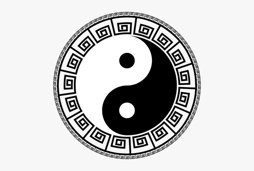 Decorative Yin Yang - Circle Divided Into 60, HD Png Download