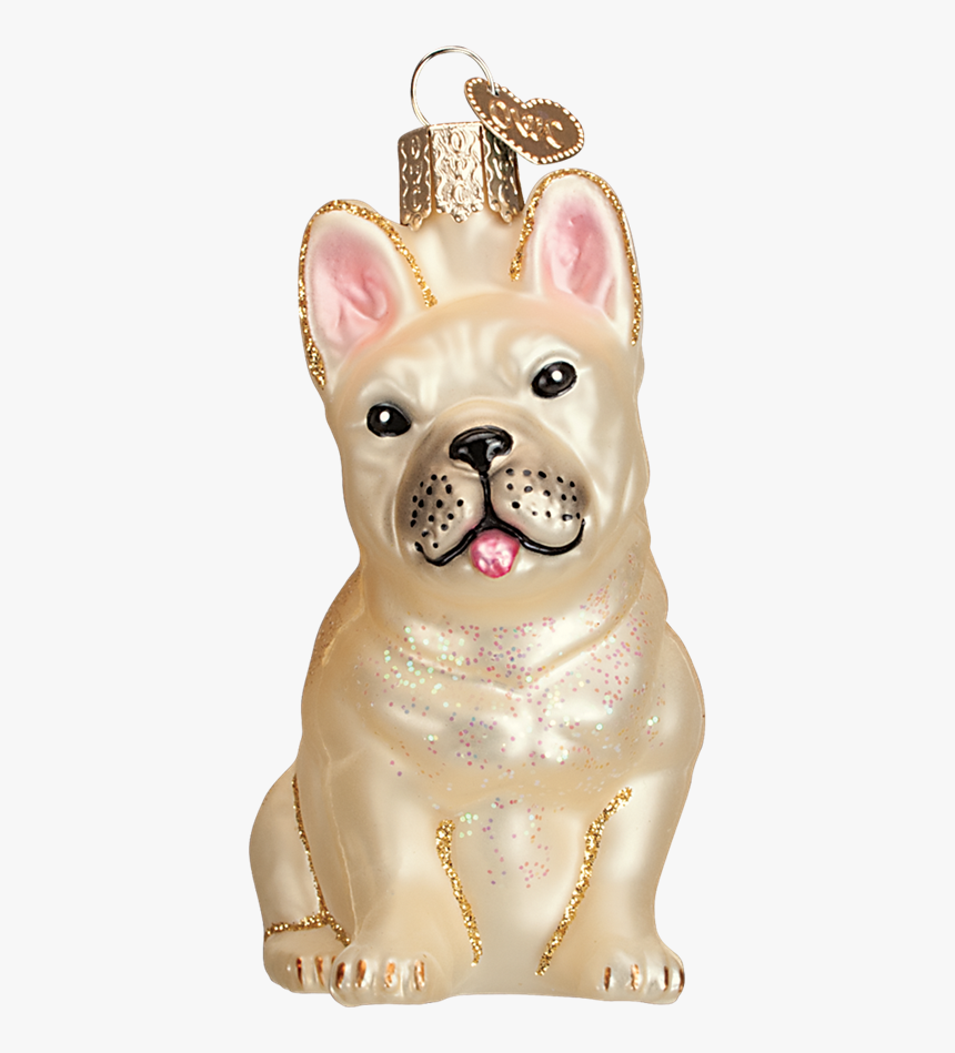 French Bulldog Old World Glass Ornament - French Bulldog, HD Png Download