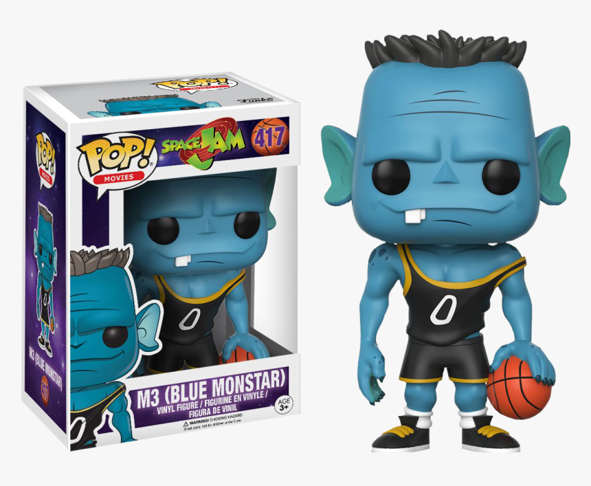 Funko Pop Space Jam , Png Download - Blue Monster On Space Jam, Transparent Png