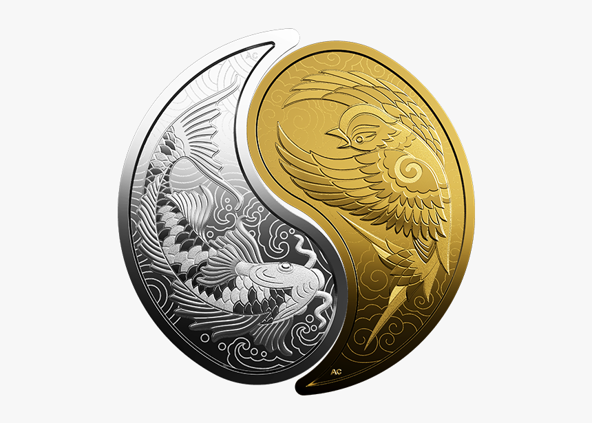 Yin Yang Gold Silver, HD Png Download
