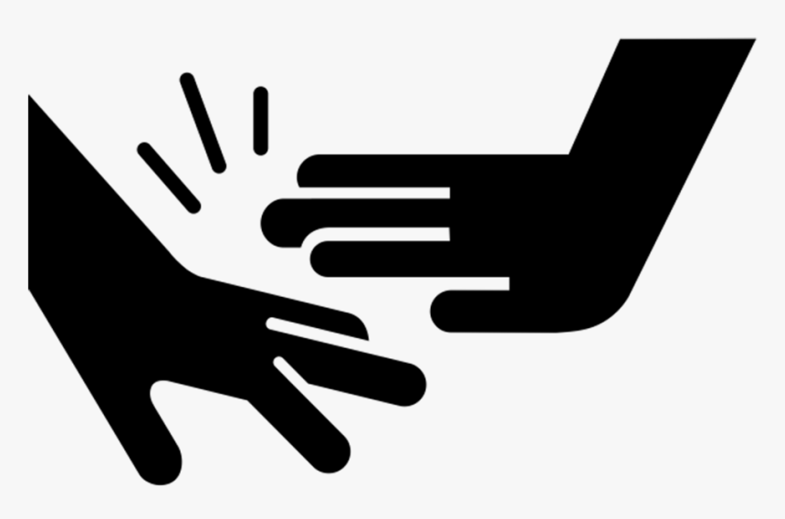 Transparent Ice Border Png - Slap Hand Away, Png Download