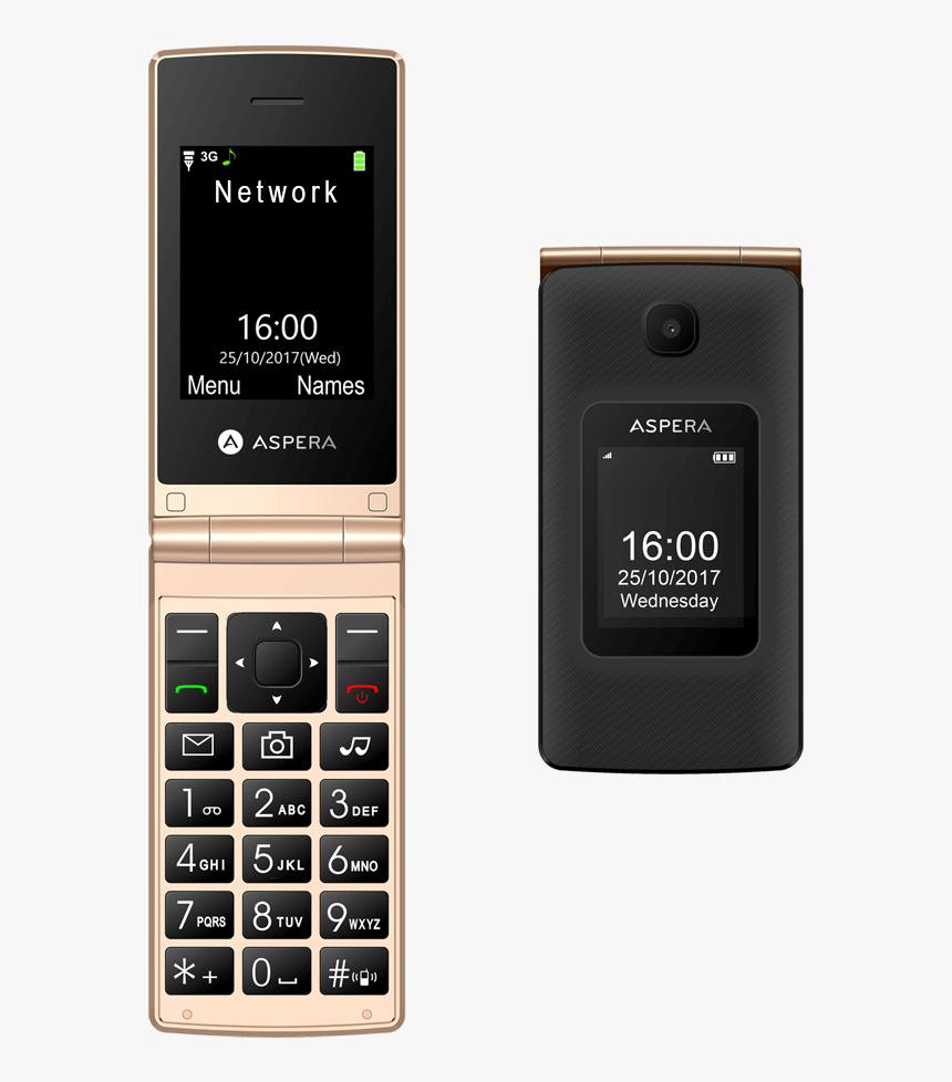 Aspera F24 Flip Phone, HD Png Download