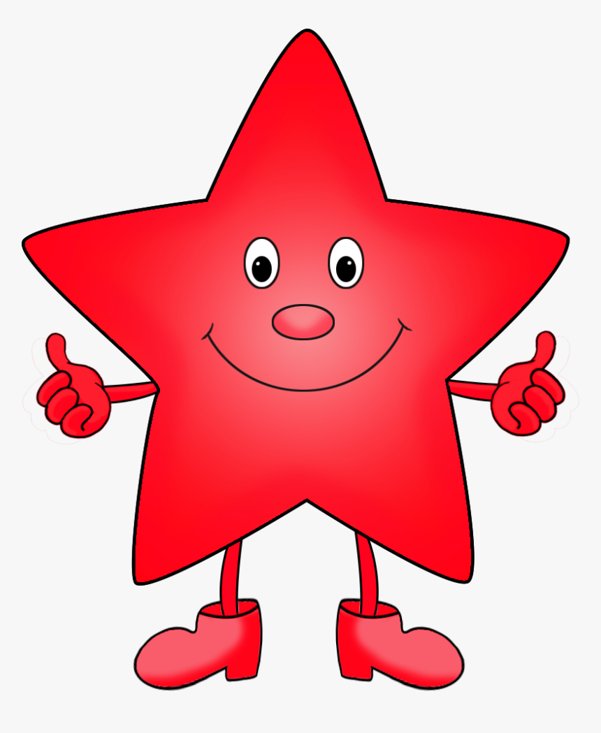 Red Cartoon Star Clipart - Cartoon Colorful Star Clipart, HD Png ...