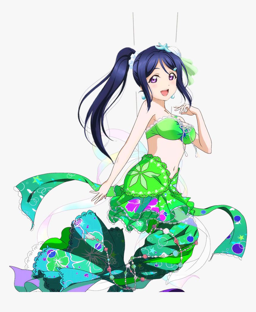 Transparent Mermaid Png Tumblr - Love Live Render Png Eli, Png Download