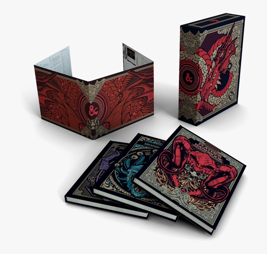 Dungeons & Dragons Core Rulebook Gift Set Collector - Dungeons & Dragons Core Rulebooks Gift Set, HD Png Download