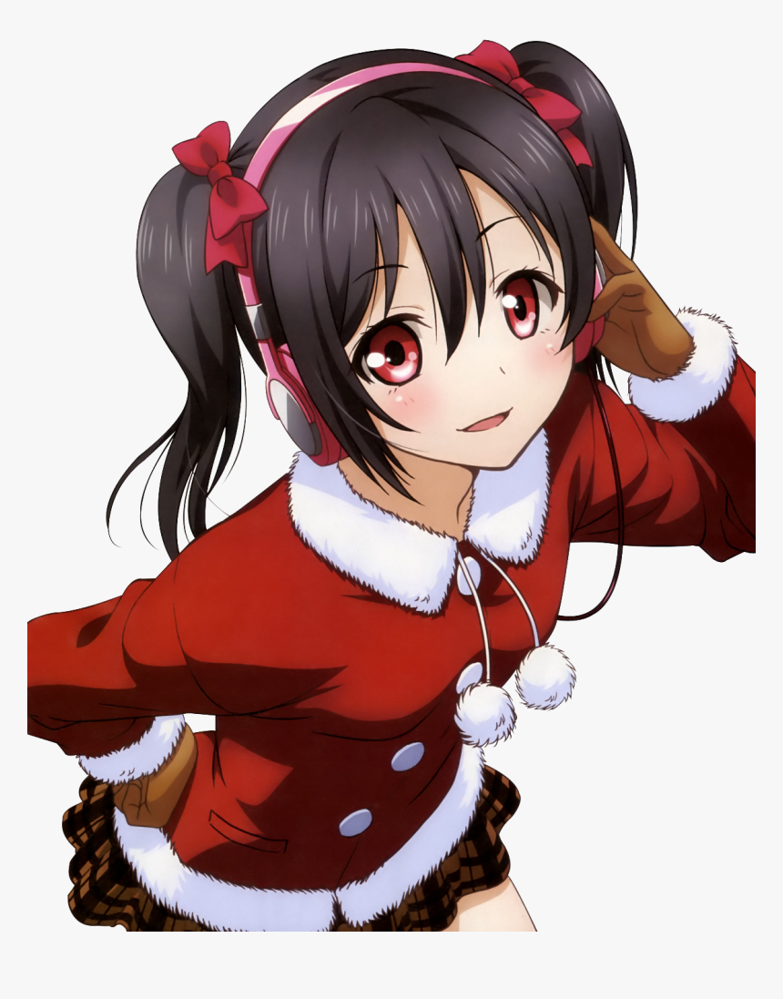 Nico Yazawa Hatsune Miku Christmas , Png Download - Love Live Nico Christmas, Transparent Png