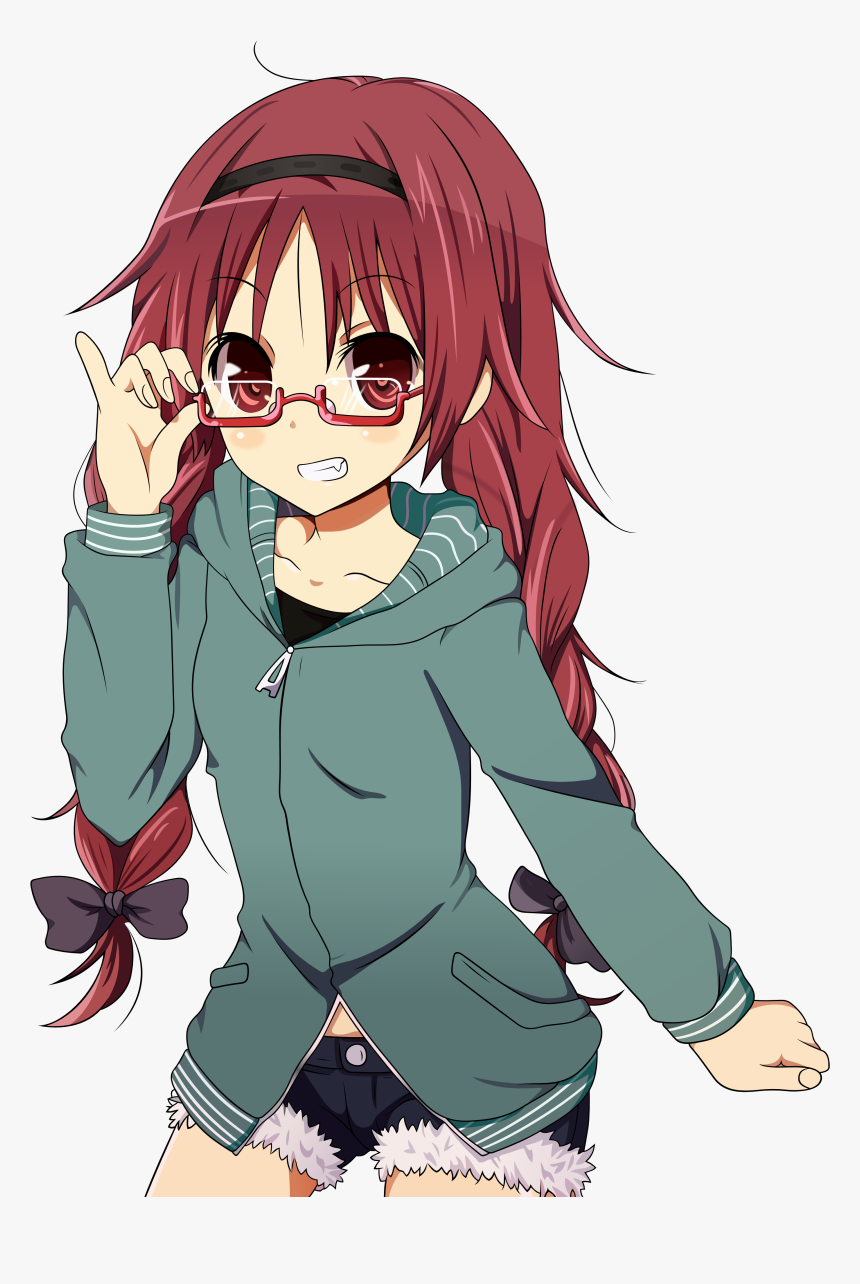View Anime Girl Red Hair Young Hd Png Download Transparent Png Image Pngitem