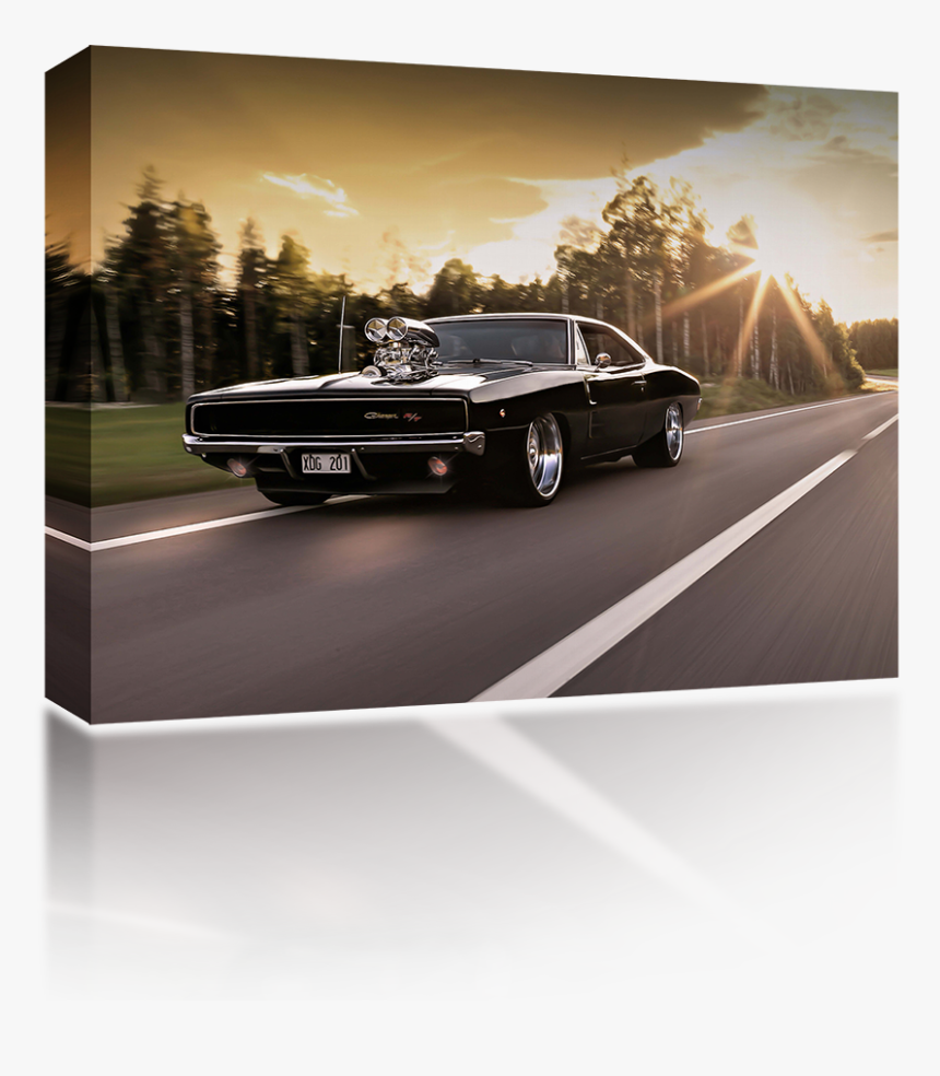 Dodge Charger V8 1970, HD Png Download