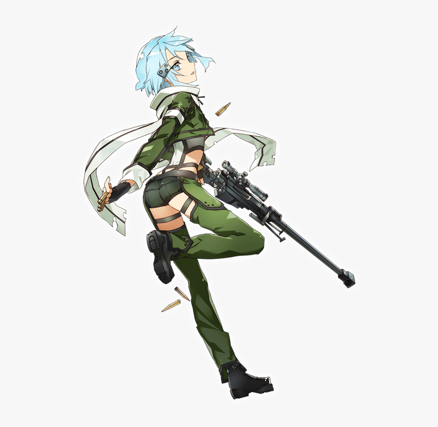 #sao #ggo #sinon Asada #sinon #asada Shino - Sinon Sao, HD Png Download