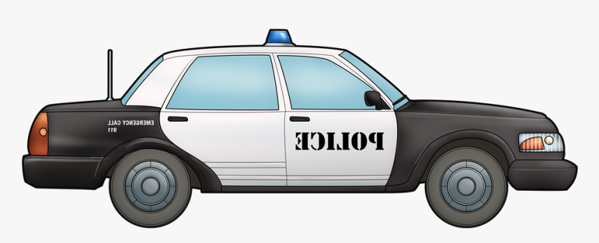 Free Police Car Clip Art Police Car - Police Car, HD Png Download