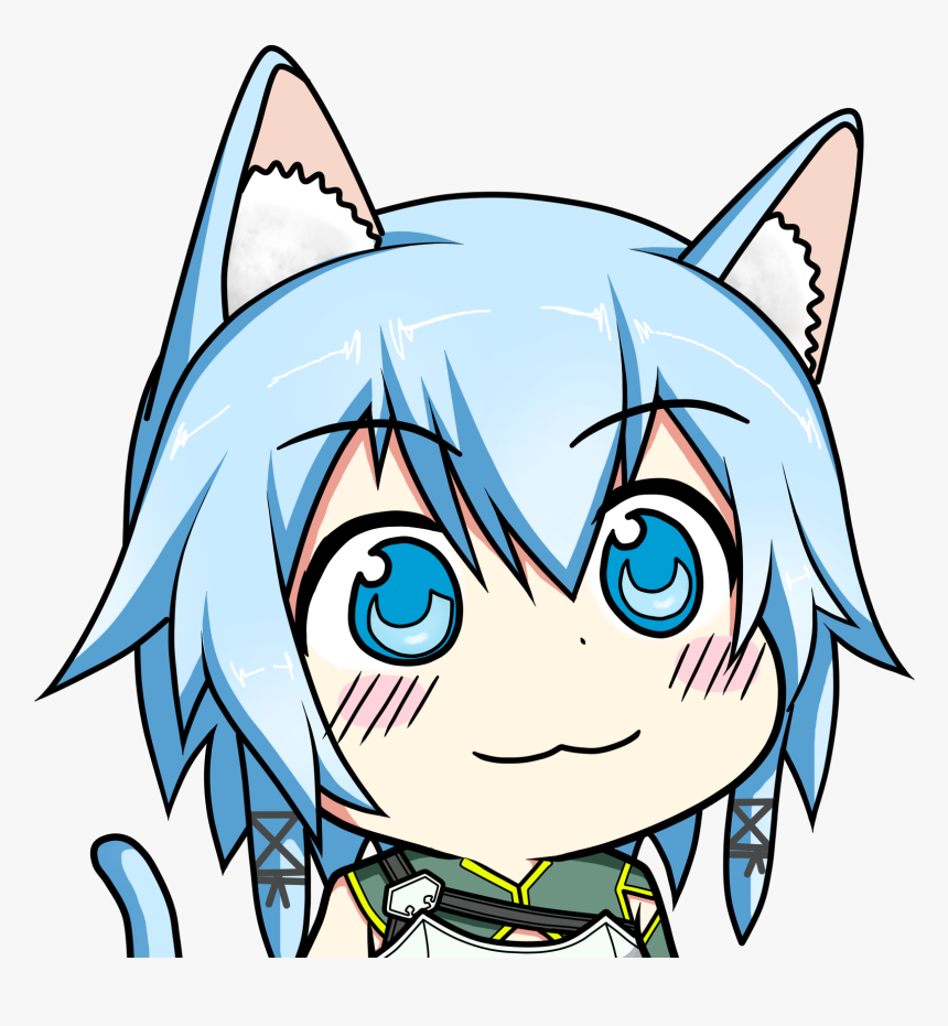 Anime, Chibi, And Kawaii Image - Chibi Sinon, HD Png Download