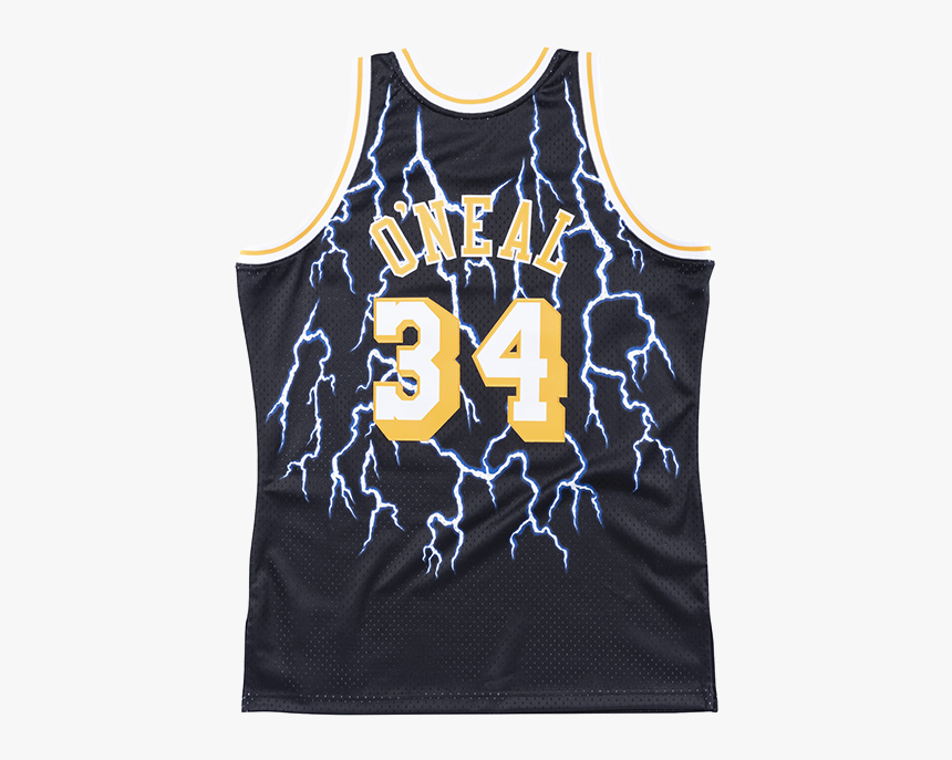Los Angeles Lakers Shaquille O Neal Lightning Swingman, HD Png Download