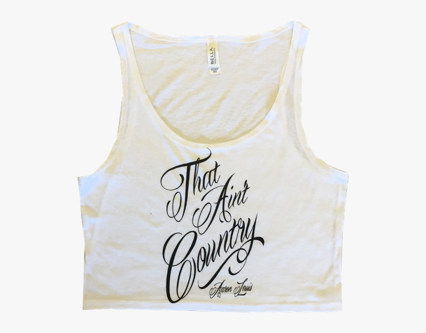 Aaron Lewis Ladies White Crop Top - Active Tank, HD Png Download