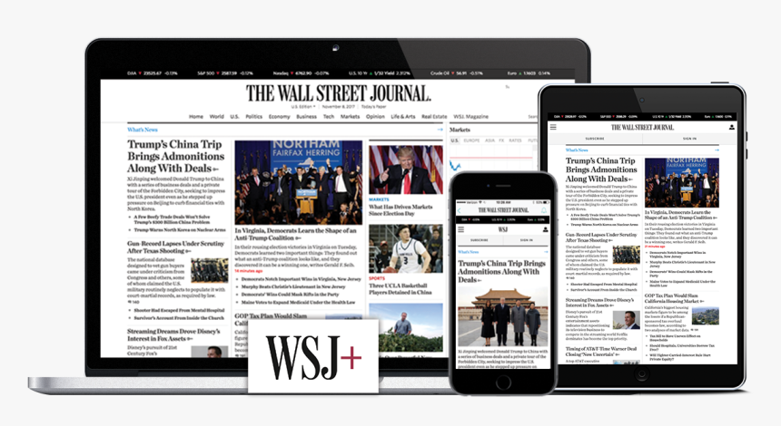 Wall Street Journal Subscription, HD Png Download
