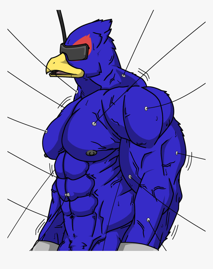 Falco Lombardi Muscles, HD Png Download