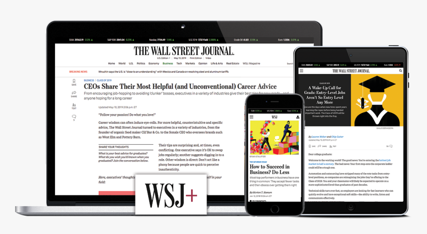Wall Street Journal Digital, HD Png Download