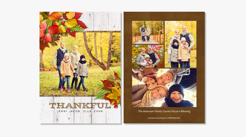 Simply Thankful Card - Picture Frame, HD Png Download