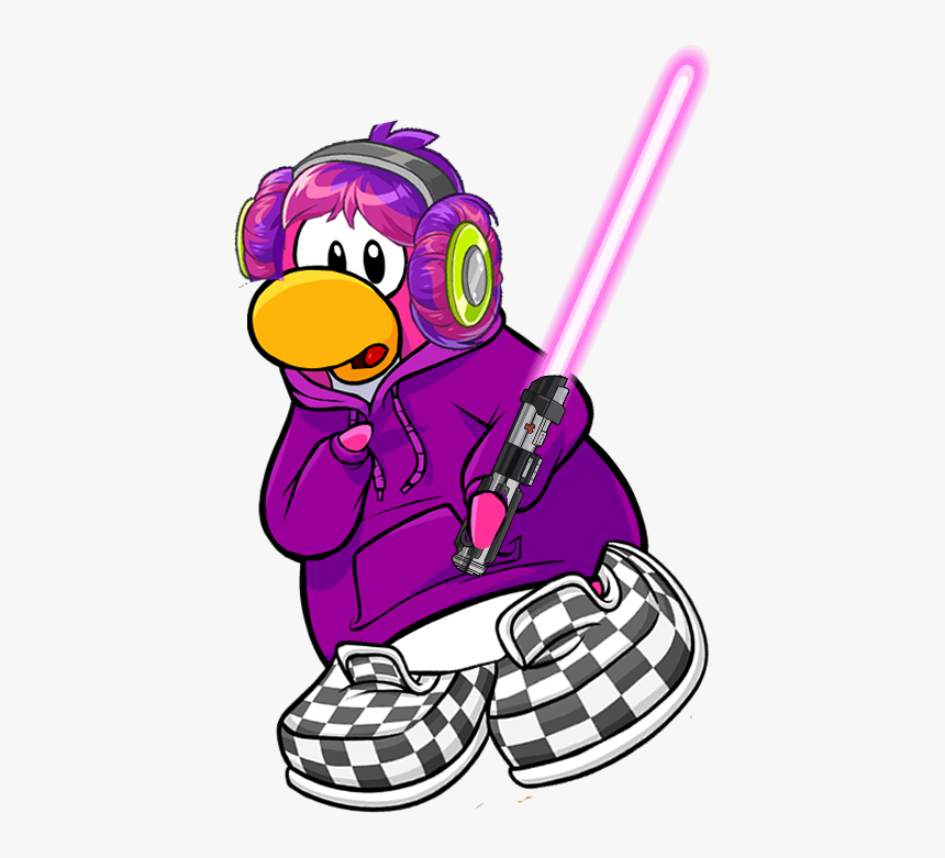 Purple Clipart Light Saber - Cartoon, HD Png Download