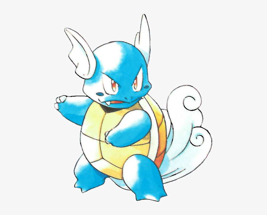 Pokemon Red & Blue Wartirtle, HD Png Download