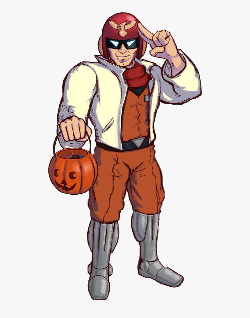 Captain Falco Salutes You - Cartoon, HD Png Download