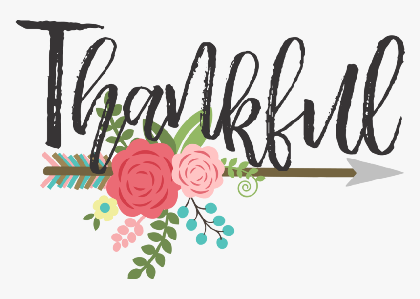 Thankful Distressed , Png Download - Garden Roses, Transparent Png
