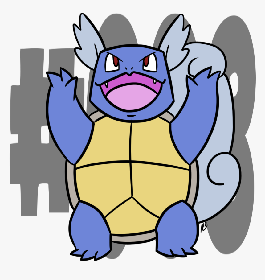 008 Wartortle - Cartoon, HD Png Download