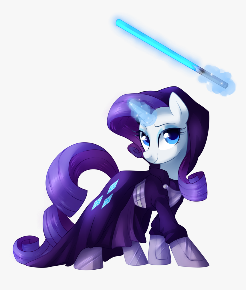 Xnightmelody, Boots, Clothes, Jedi, Lightsaber, Rarity, - Cartoon, HD Png Download