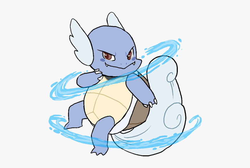 Wartortle Is So Freakin Fancy But It’s Really Disjointed - Cartoon, HD Png Download