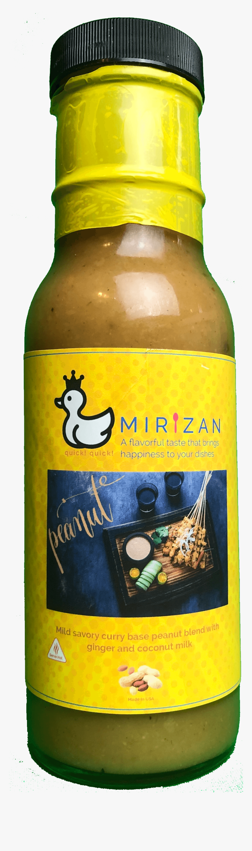 Mirizan Peanut Sauce - Bottle, HD Png Download