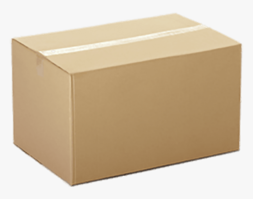 Closed Cardboard Box - Cardboard Box, HD Png Download