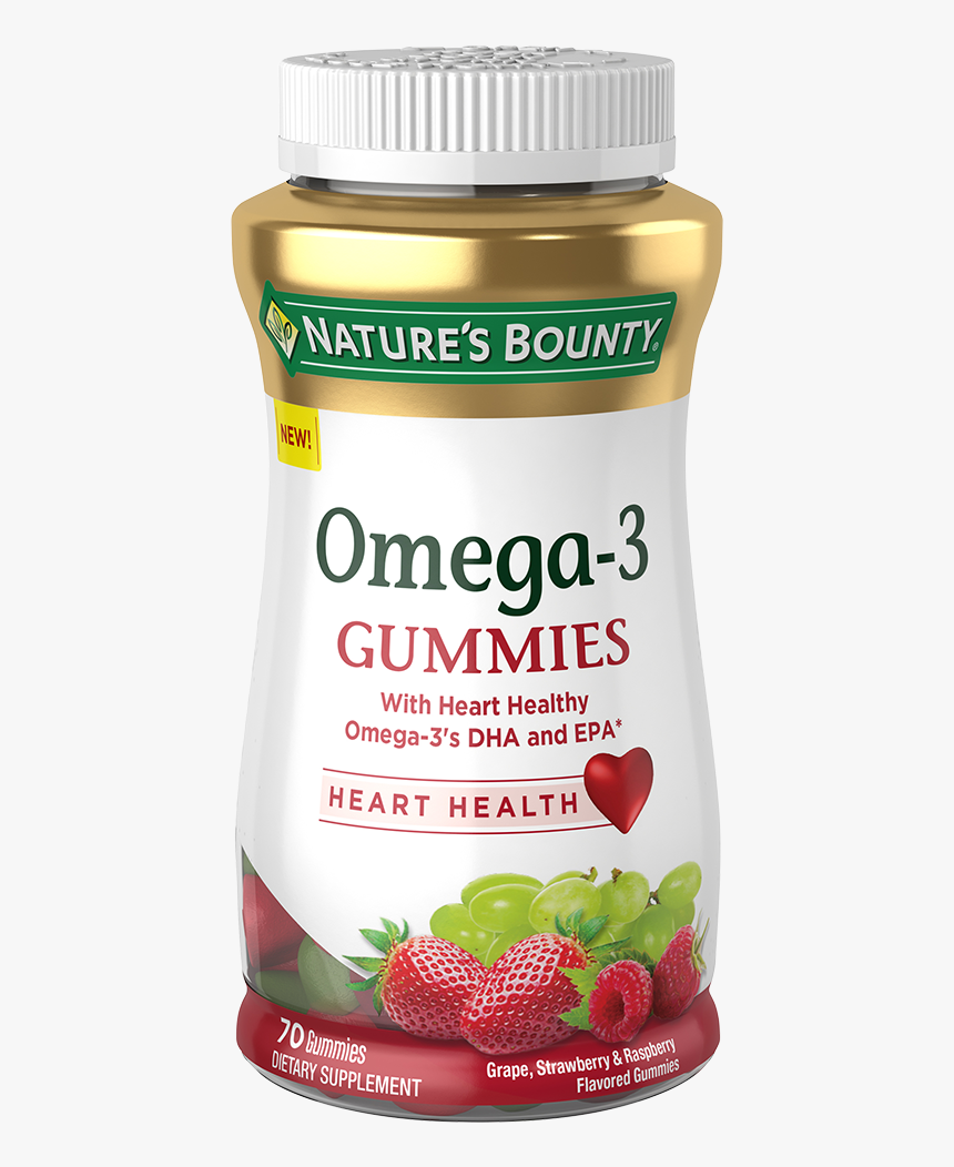 Omega-3 Gummies - D3 Gummies Nature's Bounty, HD Png Download
