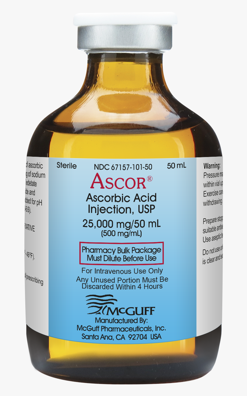 Official Medicinal Preparation Of Ascorbic Acid, HD Png Download