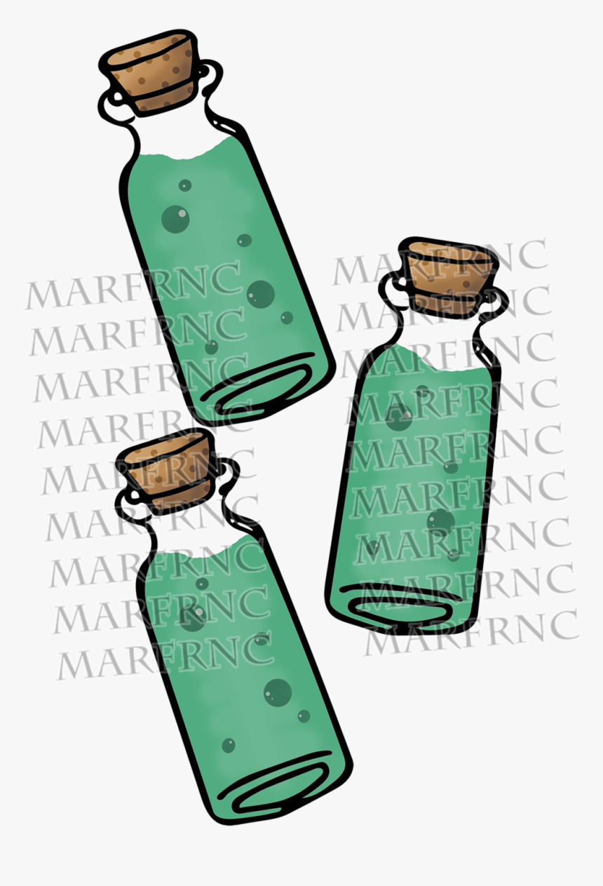 Banner Black And White Poison Vial Clipart Png Download Glass