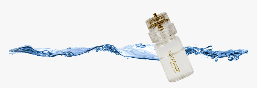 Water And Vial New -min - Aquagold Logo, HD Png Download