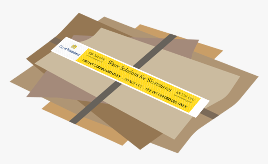 Cardboard Recycling Westminster - Cardboard Recycling Sticker, HD Png Download