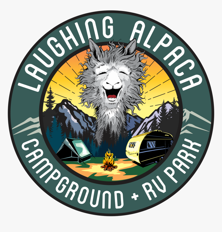 Laughing Alpaca Rv Dk - Emblem, HD Png Download