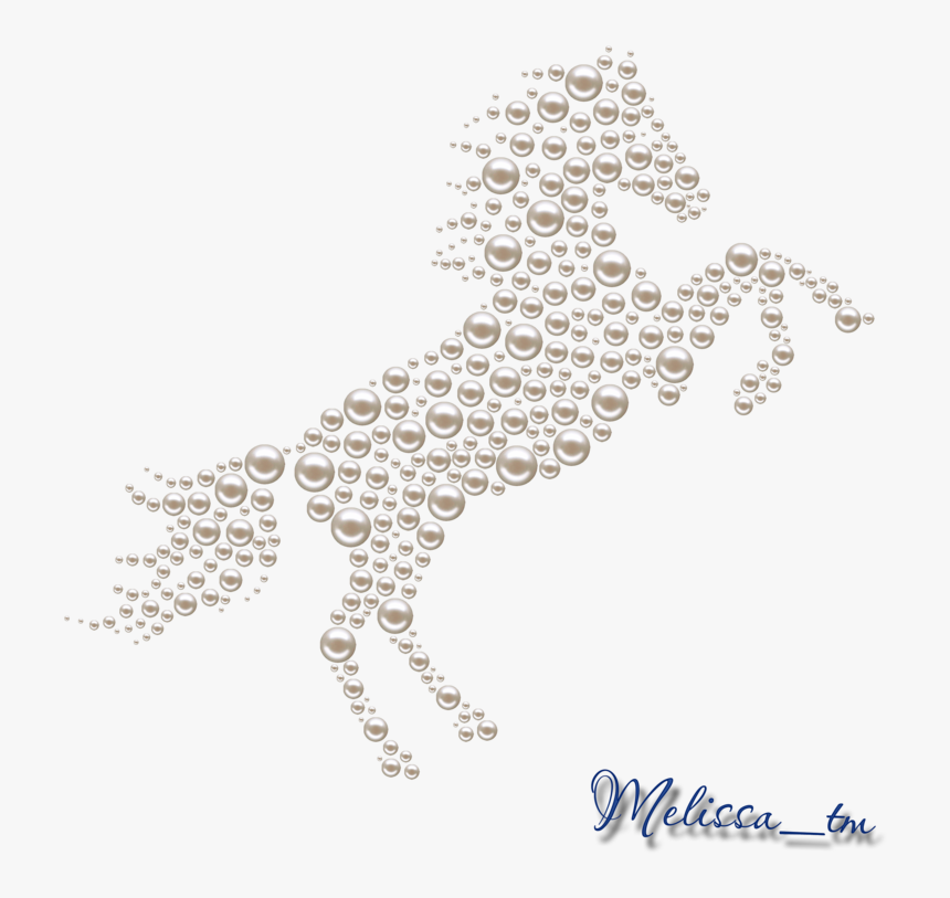 A From Pearls Png - Pearls Horse, Transparent Png