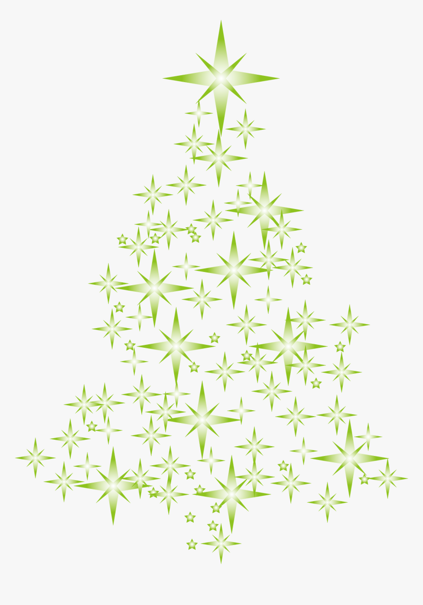 Christmas Tree Clipart, Creative Christmas Trees, Star - Illustration, HD Png Download