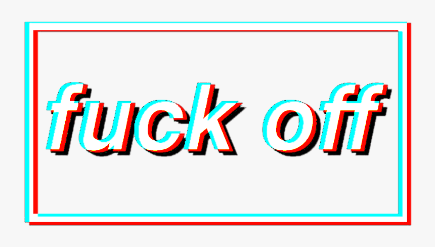 Freetoedit Fuckyou Glitch Vhs Vhseffect - Graphic Design, HD Png Download