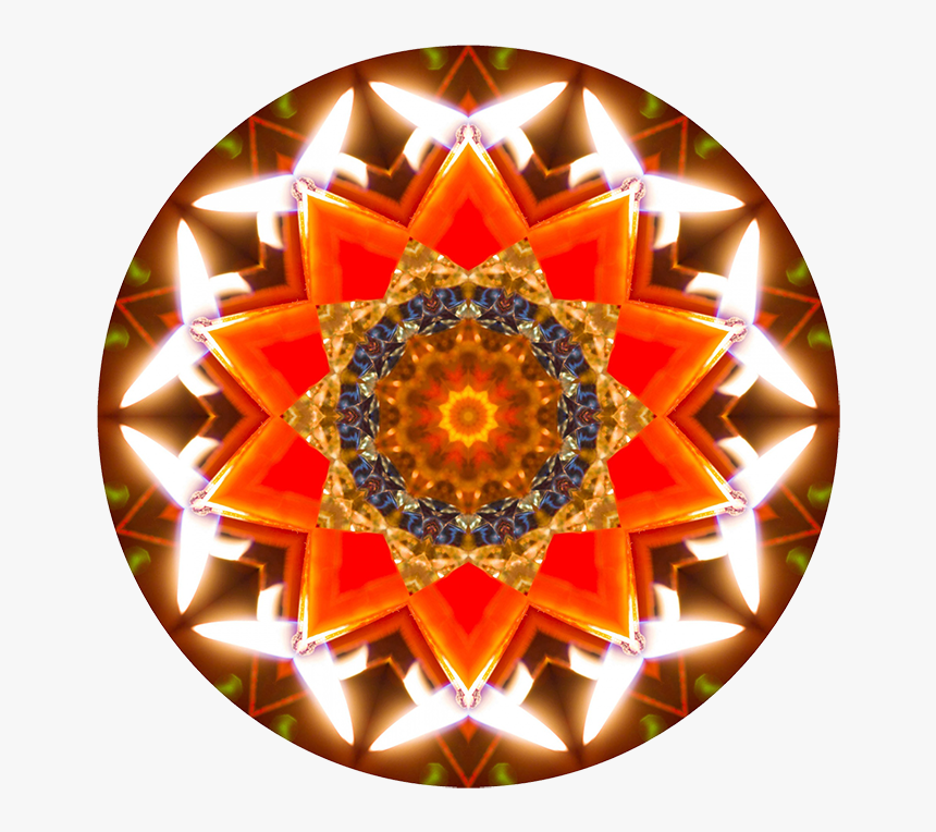 Christmas Star Pattern - Circle, HD Png Download