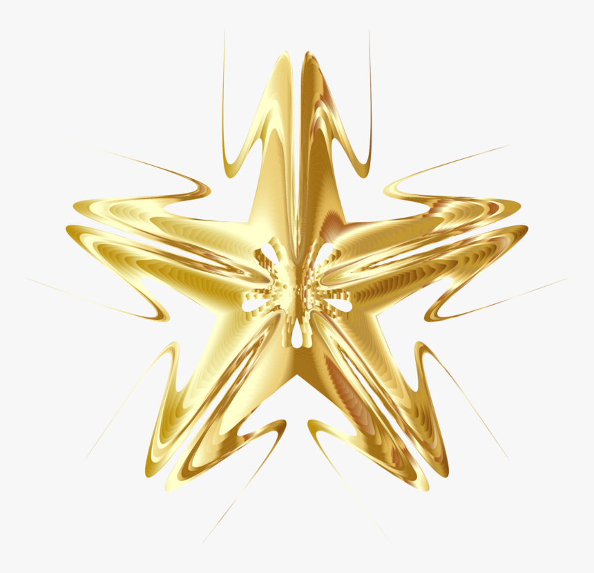 Metal,christmas Ornament,star - Fractal Art, HD Png Download