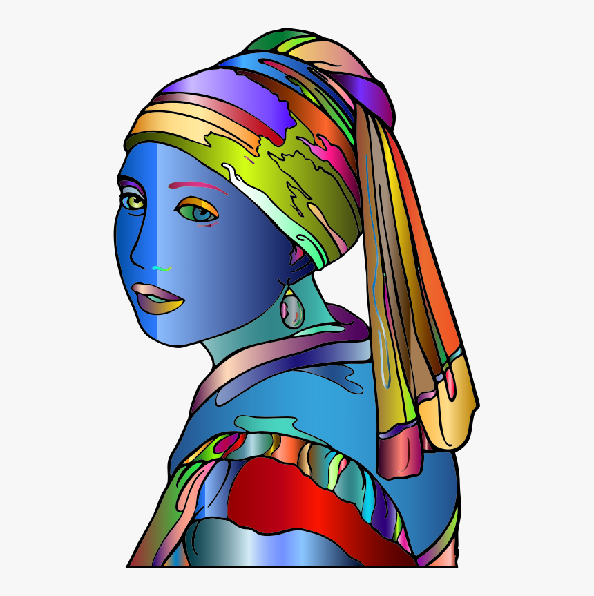 Girl With Pearl Earring By Gimpworkshop Surreal, HD Png Download