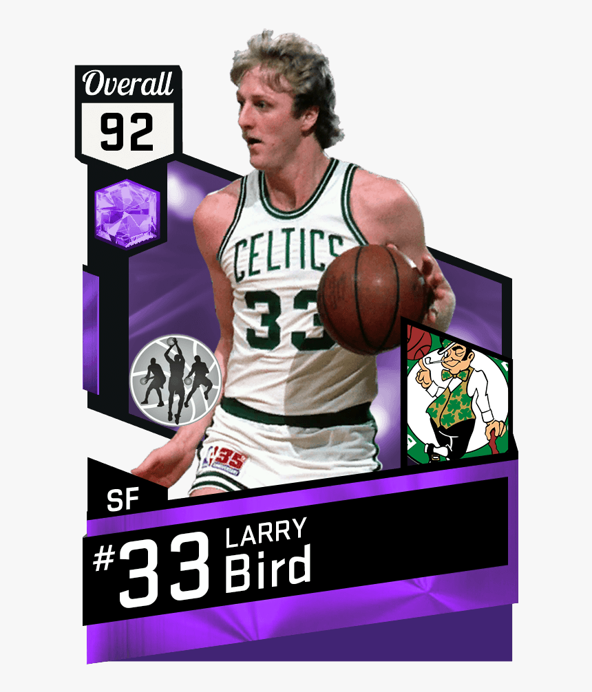 Larry Bird Png Banner Library Library - Larry Bird Nba 2k17, Transparent Png