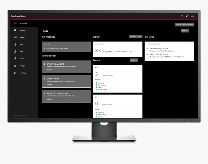 Dante Domain Manager, HD Png Download
